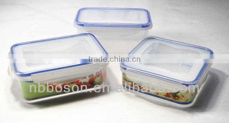 plastic food storage container