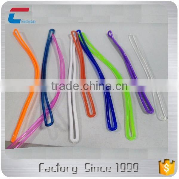 OEM connected baggage luggage tag with transparent rope