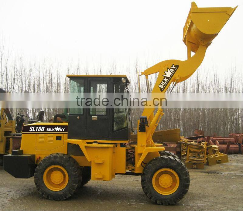 1.8ton 0.9m3 articulated Mini Payloader Small Wheel Loader SL18D