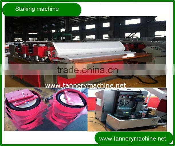 China cheaper 1600 to 3200mm leather vibration staking machine