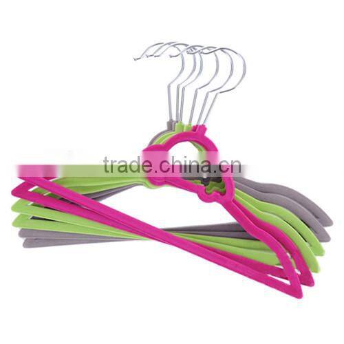Non Slip Slim Clothes Hangers Velvet Flocking Closet Coat