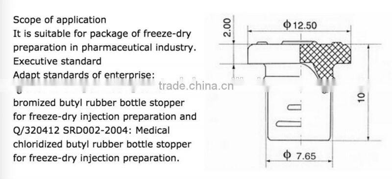 The new medicine bottle rubber stopper