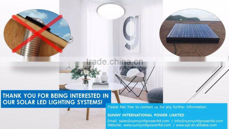 SUNNY 2017 Solar Skylight Solar LED Panel Lighting System