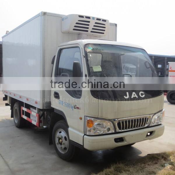 4*2 JAC RHD Refrigeration Truck with Tailboard 4 ton