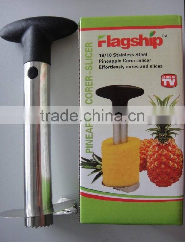 All Ware Stainless Steel Pineapple Easy Slicer and De-Corer