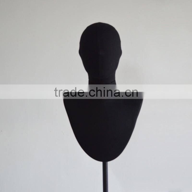 hot sale male display fabric torso with shoulder mannequin for suits display