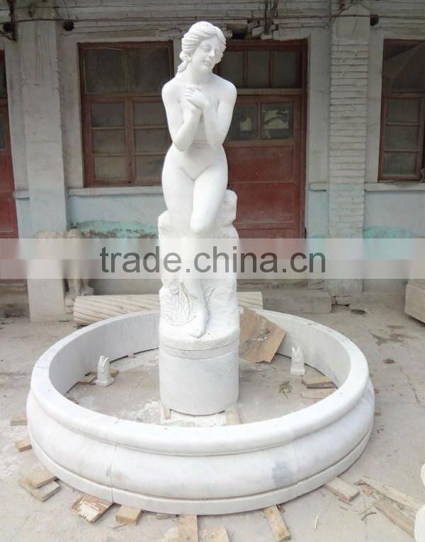 Outdoor Marble Lady Garden Fountain from Manufacture