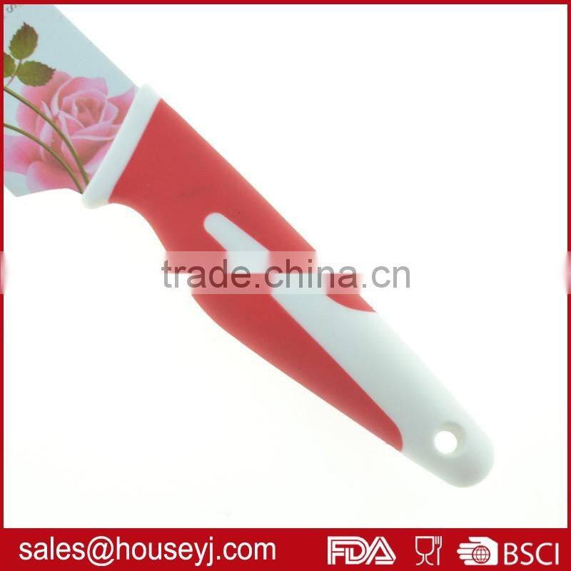 3pcs non stick color kitchen knife+ceramic peeler with EVA box