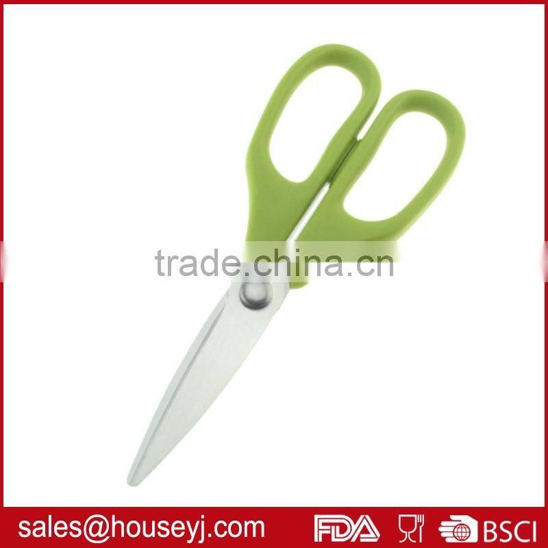 stainless steel Japan universal kitchen scissors with pp plastic handle