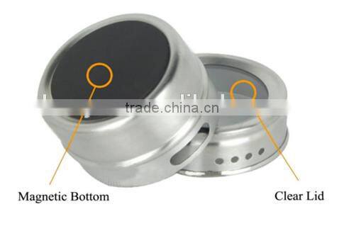 Metal Magnetic Multi-Purpose Condiment Storage Tins