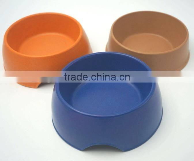 The customize Biodegradable Natrual Bamboo Fiber Pet Bowl