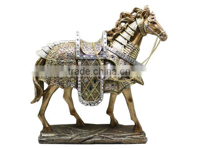 2014 new decorative resin horse sculpture