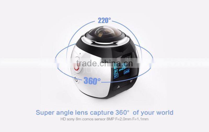 Newest Products 2016 360 degree hd sport video Wifi Action camera digital camera