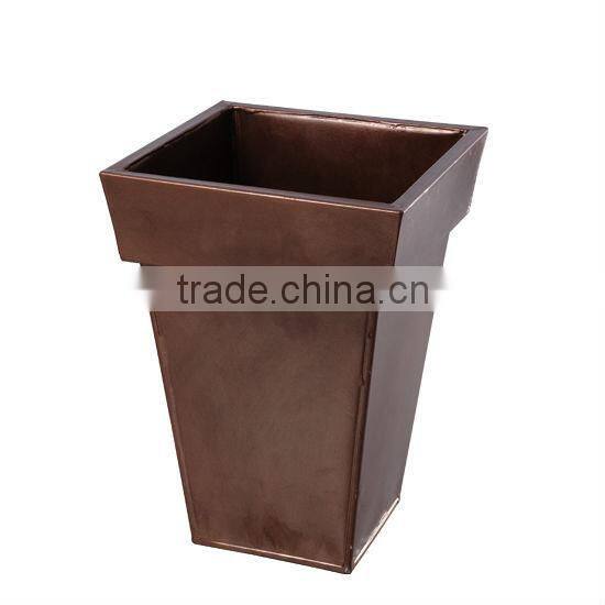 Metal Rectangular flower gardening planter pot