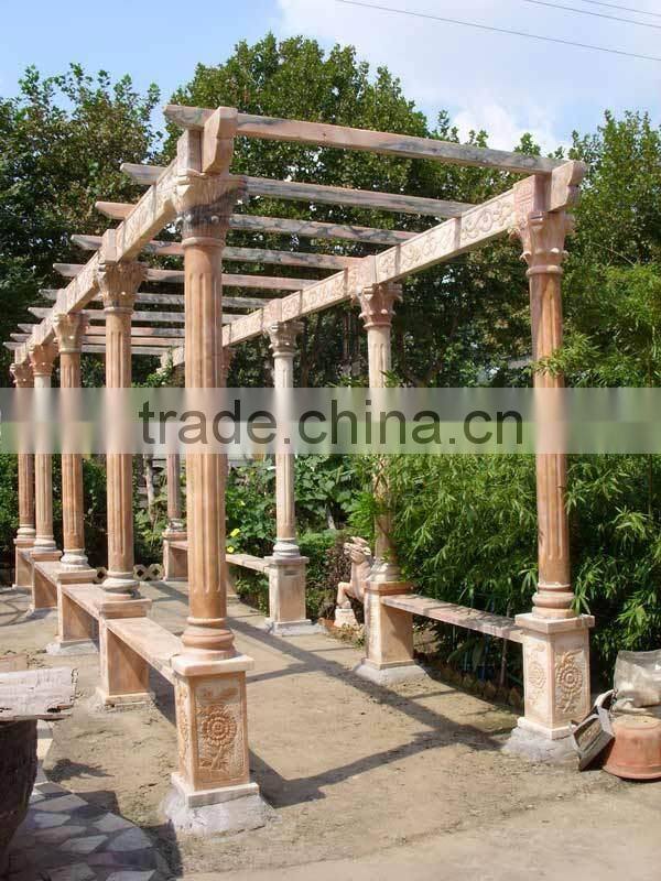 hand carved garden pavilion garden gazebo garden outdoor decoration