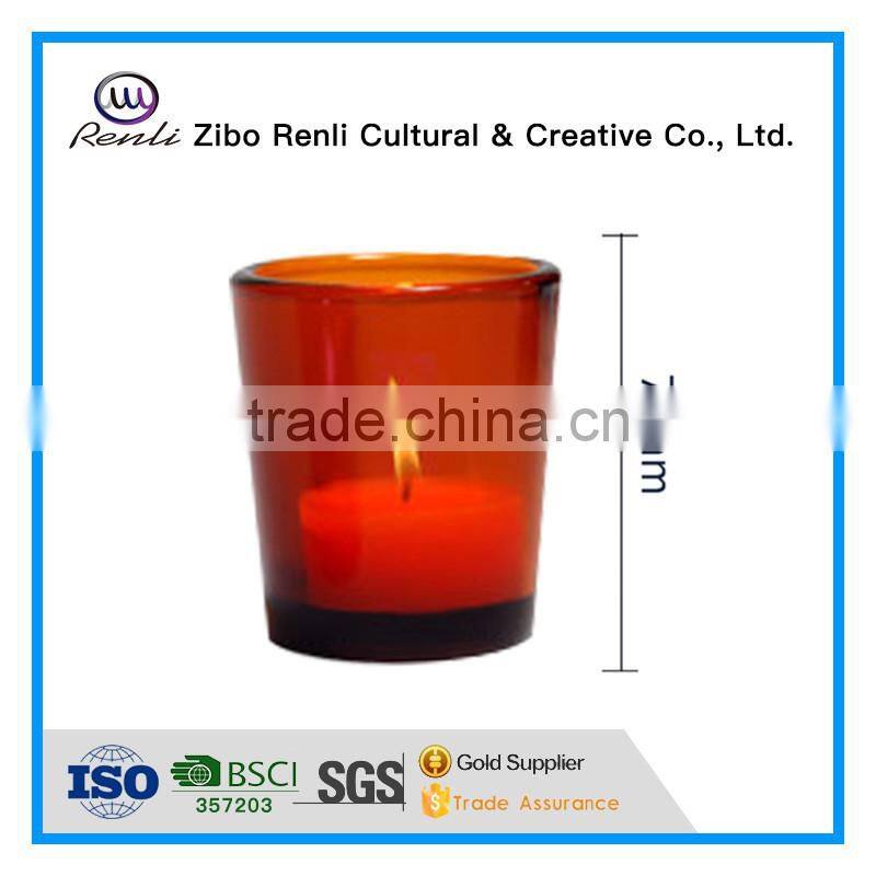 Wholesale Colored Glass Tea Light Candle Holder for Holiday