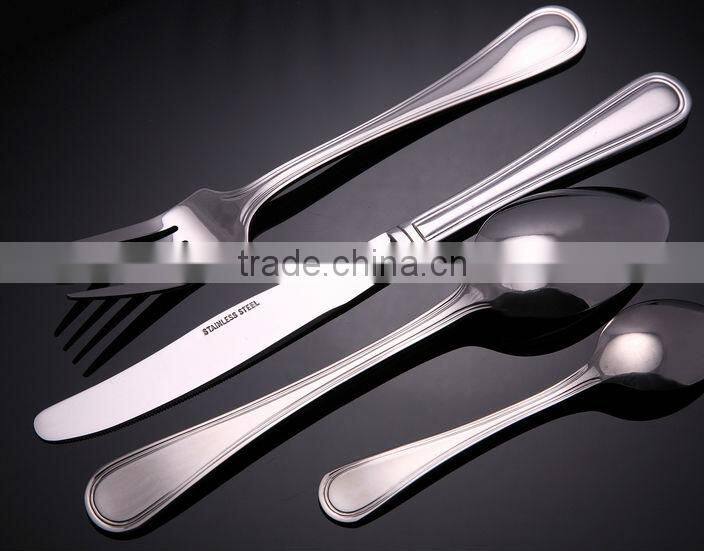 High quanlity mirror polish stainless steel cutlery set