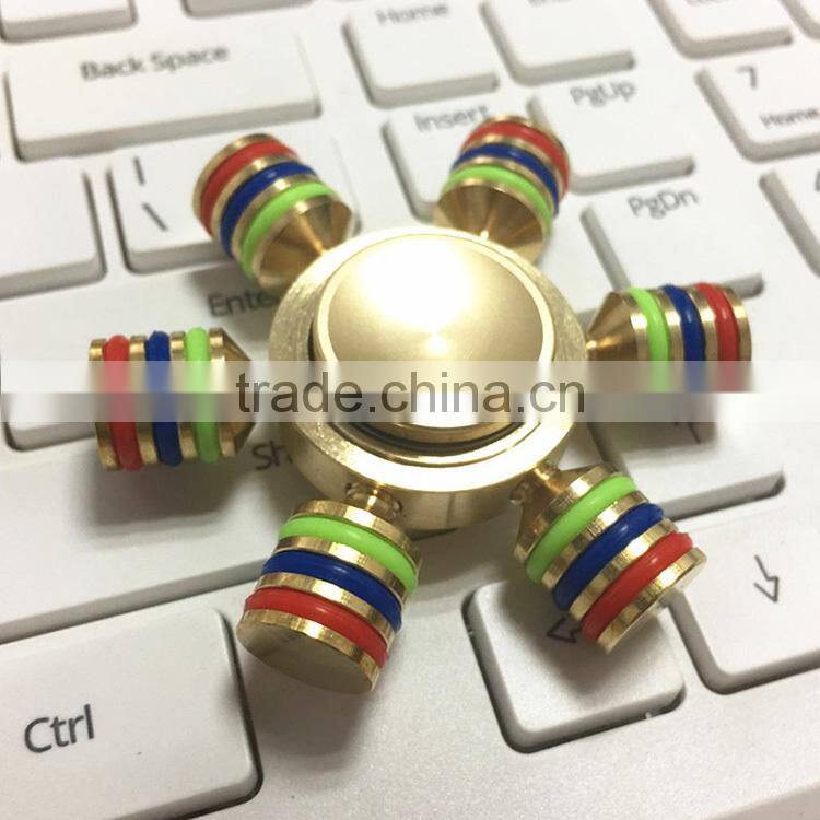 New arrival OEM LED metal spinning toys alloy hand spinner toys fidget Spinner