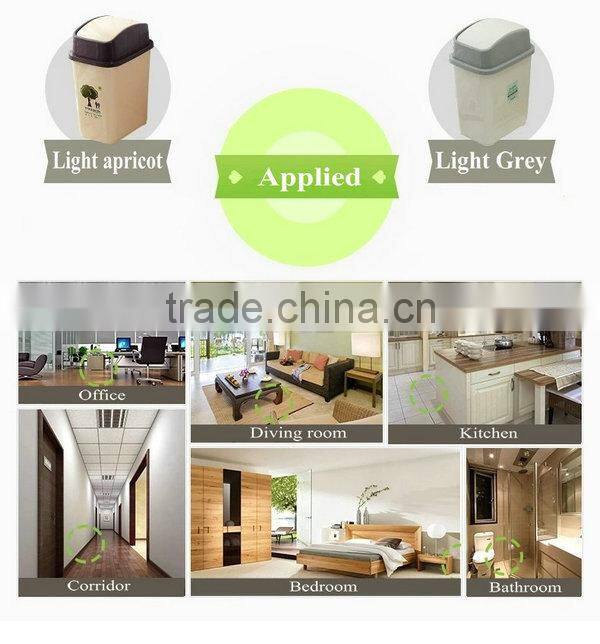 Hot selling practical square dustbin with flip lid