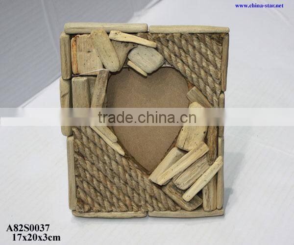 natural wood frame photo