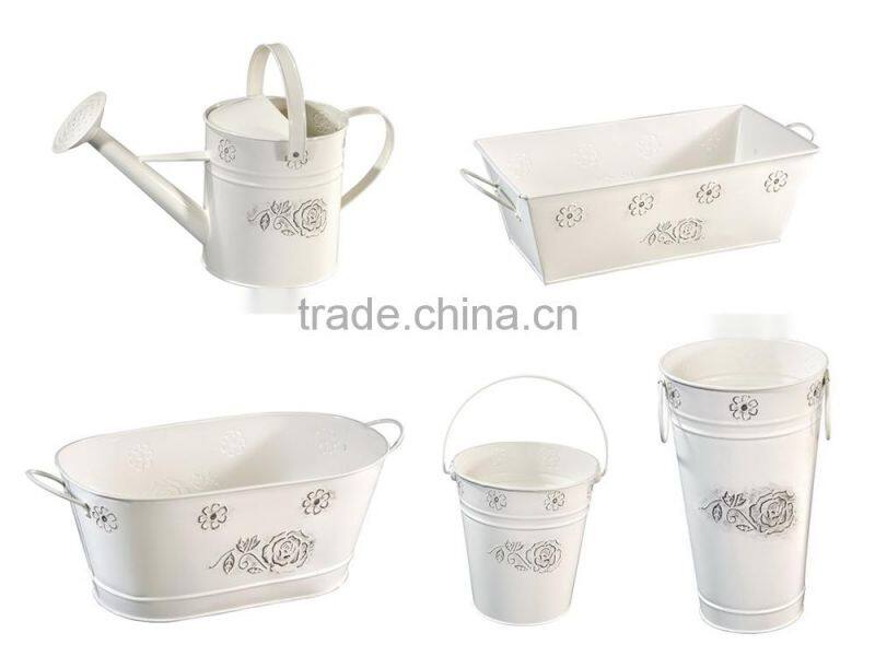 High Quality Round Metal Flower Jug