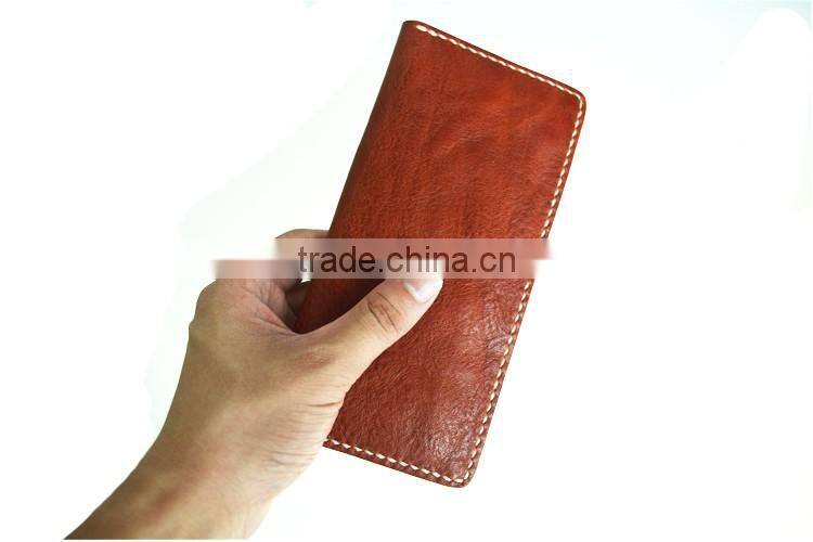 Minimal Leather Wallet Genuine Leather Card Holder with Pocket wallet