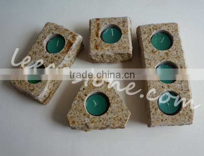 Natural stone candlesticks/candle holder