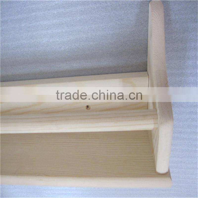 Nature modern furniture wall mounted wooden decorative floating wall shelf