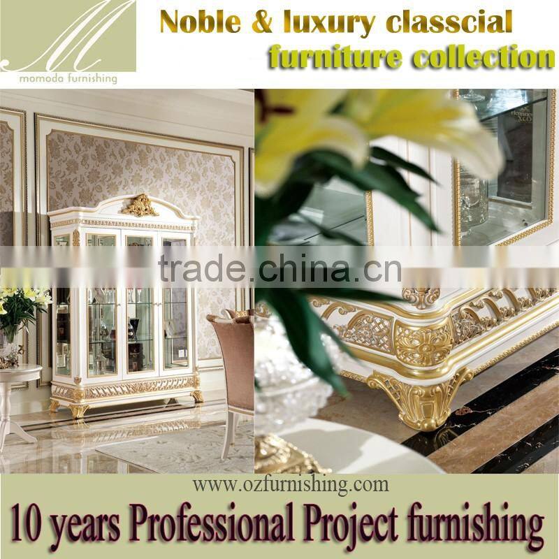 YB62 antique french Solid Wood Glossy Gorgeous Gold Velvet Chaise Lounge For bedroom