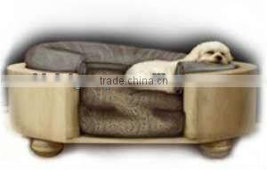 Aqua Rodinia Dog Bed/Quality Luxurious Pet Bed/Ultimate Comfort Head Bolster & Cushion Dog Bed-BG800004