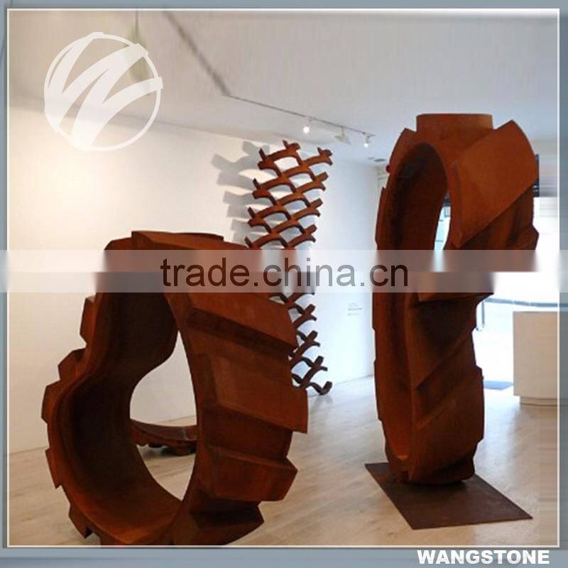 Outdoor Corten Steel Garden Abstract Sculpture