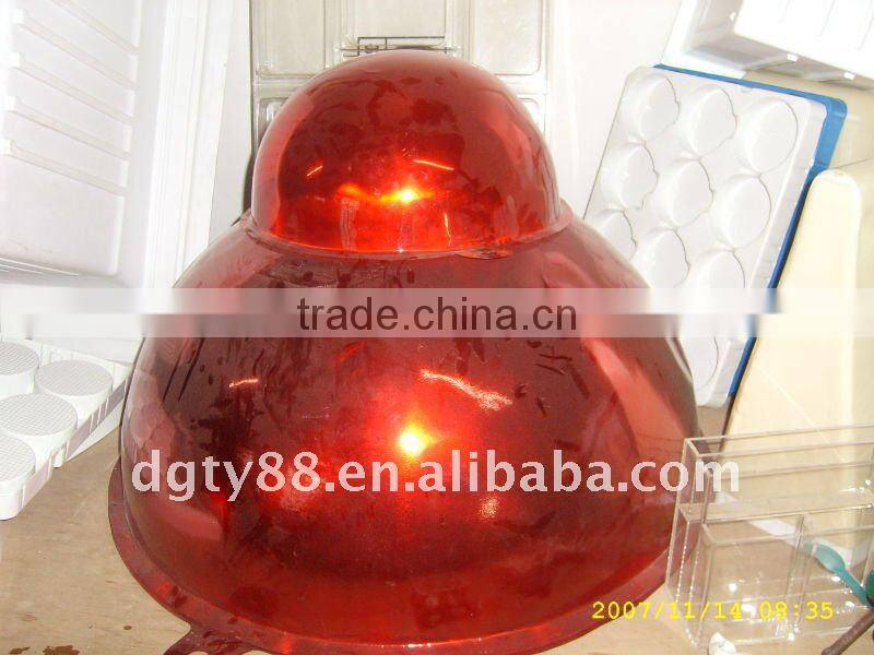 OEM Vac-Forming thick film blister plastic hanging ball for Christmas decoration
