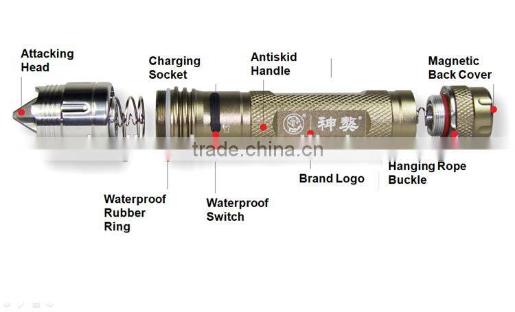 Led Flashlight Torch Model DJFL-II Car Led Light Jeep Emergency Light Outdoor Equipment