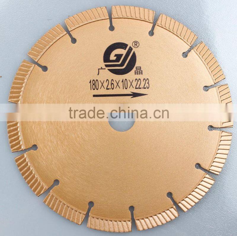 180mm Diamond Turbo Saw Blade Electroplated Marble Blade
