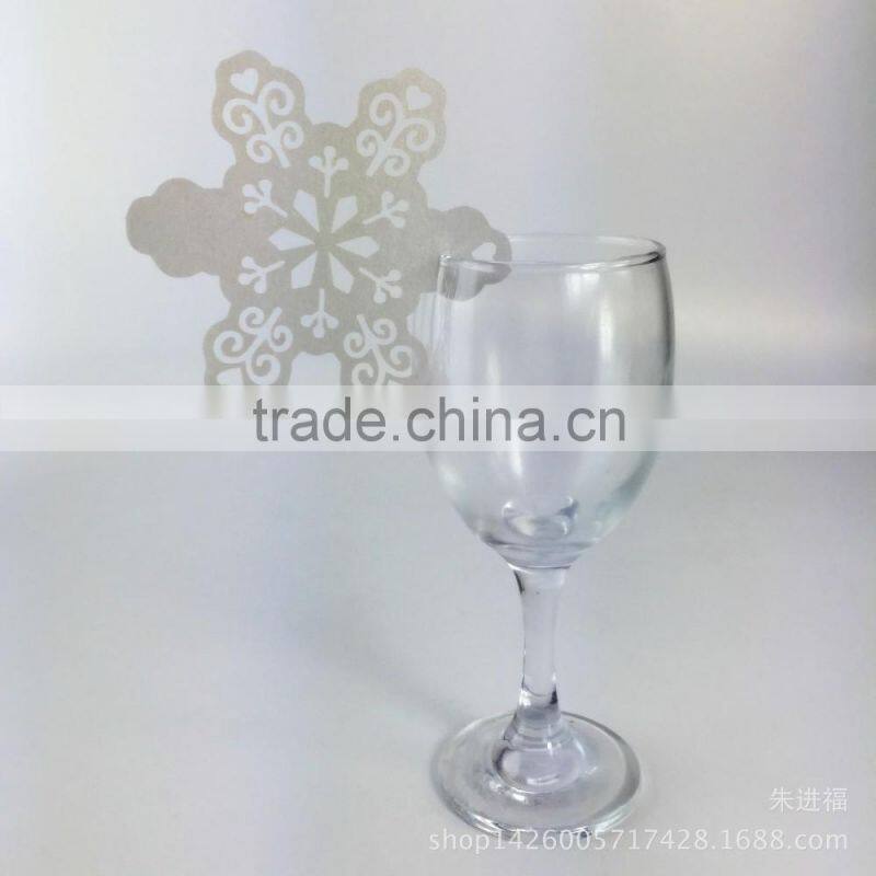 wholesale party favors supplier wine glass card laser cut wedding invitation card