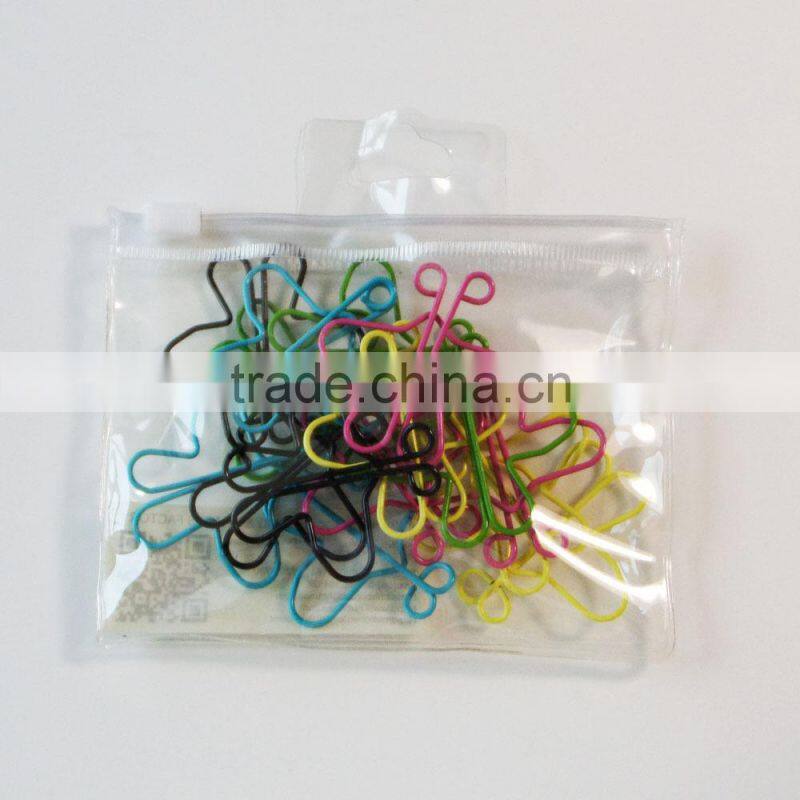 Decorative customer shaped fancy butterfly paper clips