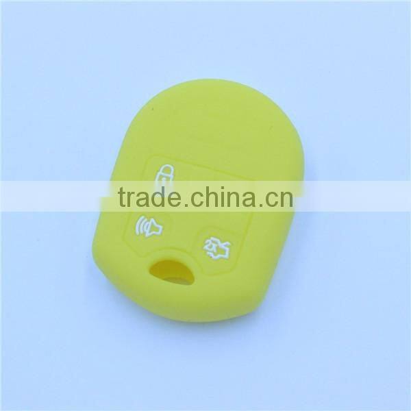 Silicone rubber key shell, key cover for ford 4 buttons in stcok, many color