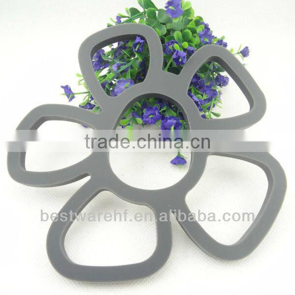 non-stick sunflower silicone hot pot mats