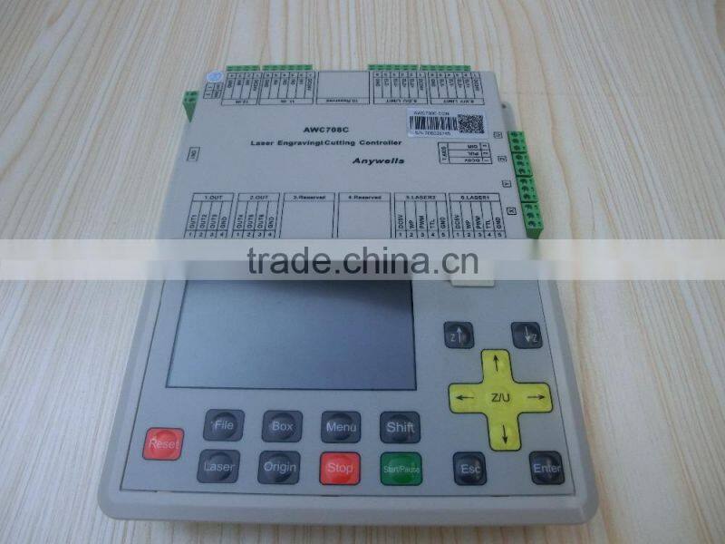 AWC708C LITE controller system for co2 laser engraving and cutting machine