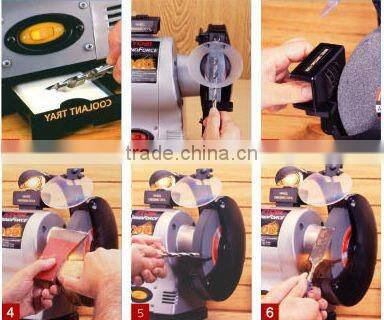 8" Grinder w/ Work Light SHBG825 with Working Parts Size 200x25mm,8" x 1"