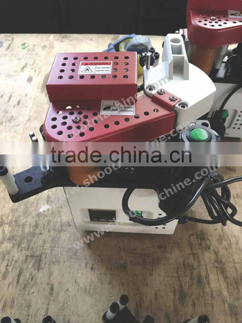 Portable Edge Banding Machine Model III with Hot melt adhesive pot volume 160ml and Pre-heating time about 10 Min