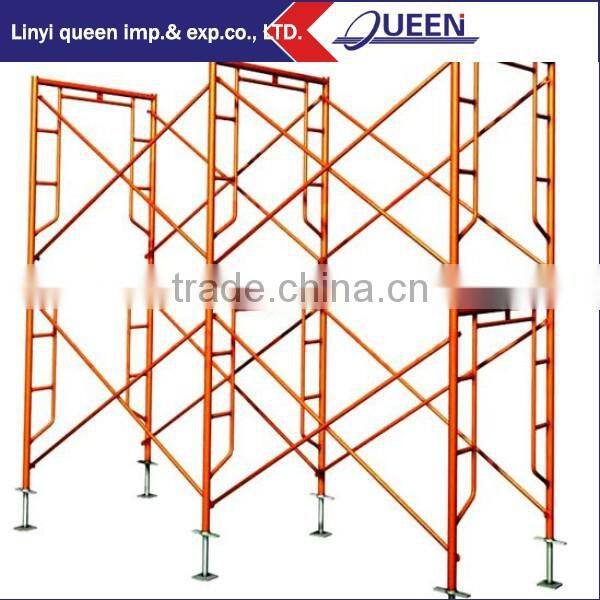 Frame adjustable Niveladores used to distribute scaffolding Niveladores