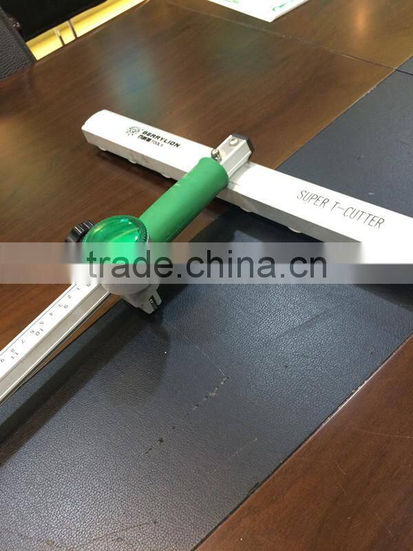 Berrylion 120mm high speed oil feeding thick T type glass cutter for sale