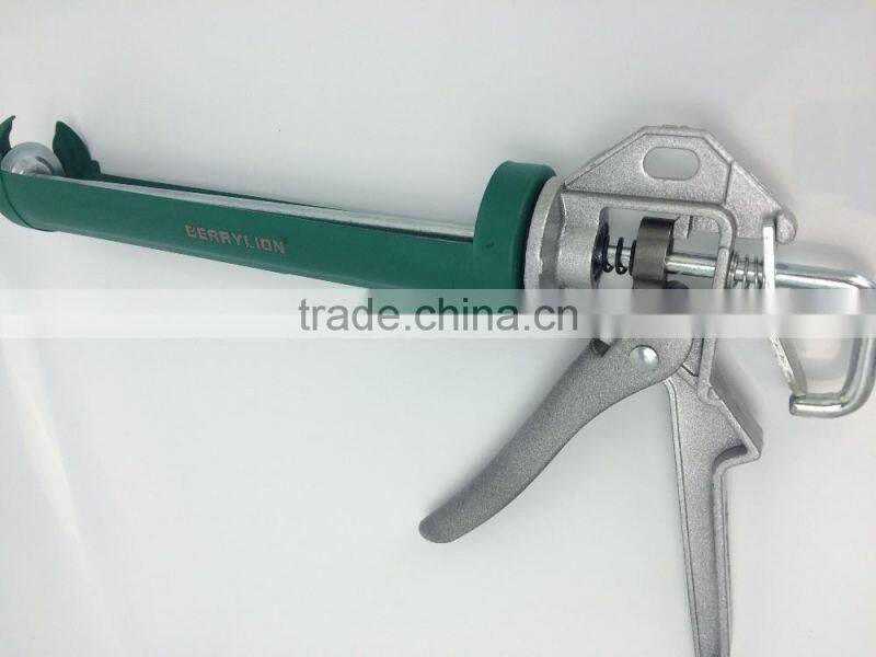 New design heavy duty revolving caulking gun, carbon steel glass gun