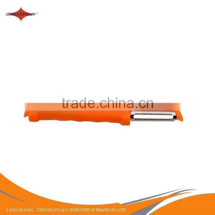 ZY-B11573 ultra sharp stainless steel vegetable peeler with plastic handle