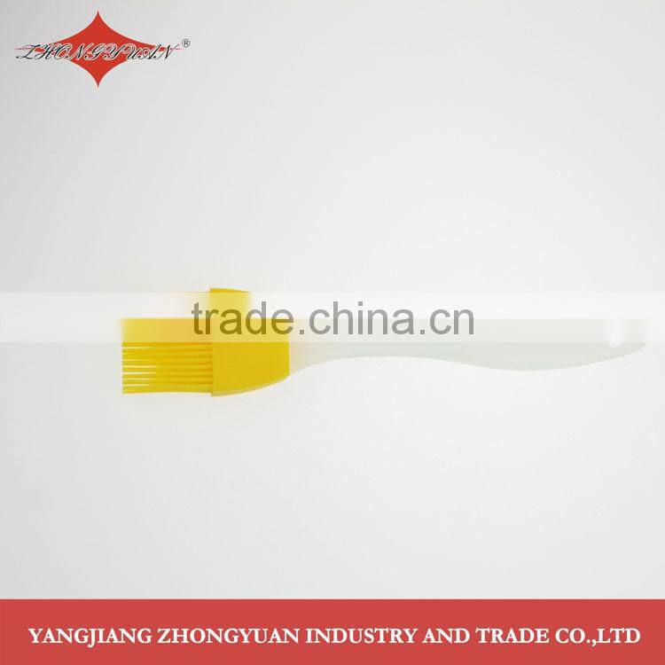 Large size professional design oblate head silicone brush