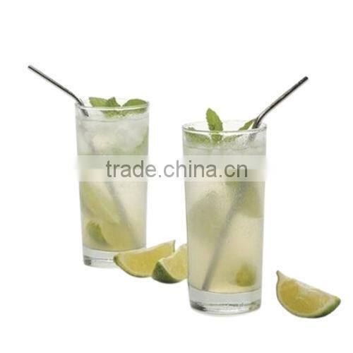 Bent Drinking Straw 4pcs/Set Metal Straw