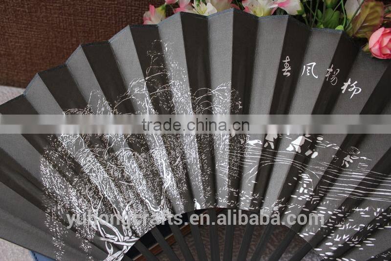 Promotional Chinese silk fan