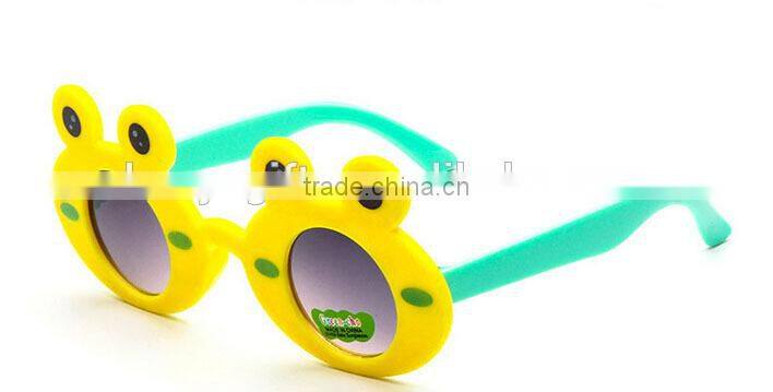 Wholesale Fashion Kids Sunglasses Plastic Eyeglasses Frog Shape Sunglasses