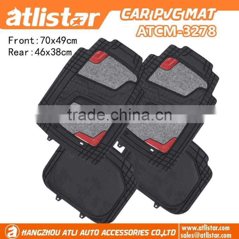 High Quality Full Set Car Floor Linger 5D Leather Car Mat With Cheap Price